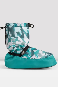 Adult Pixel Print Warm Up Booties-Bloch Fashion