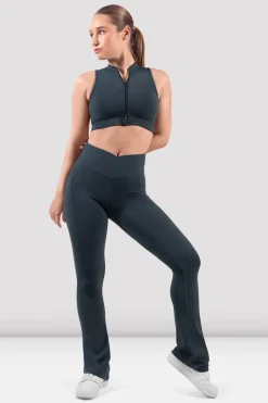 Apex everhold Zip Front Crop Top-Bloch Store