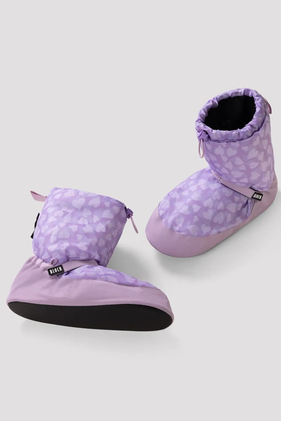 Childrens Confetti Hearts Print Warm Up Booties-Bloch Sale