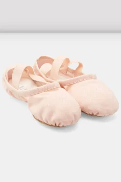 Childrens Performa Stretch Canvas Ballet Shoes-Bloch Online