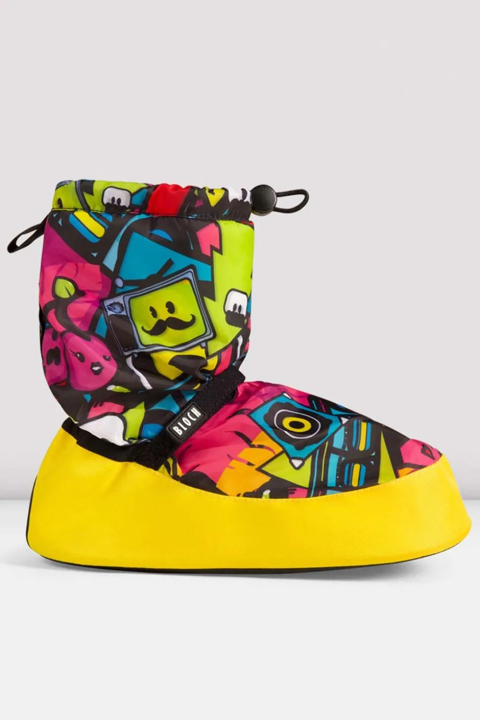 Childrens Sticker Print Warm Up Booties-Bloch Sale