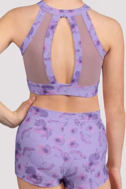 Girls Aella Mesh Back Crop Top-Bloch New