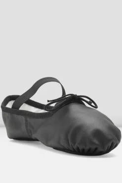 Girls Arise Leather Ballet Shoes-Bloch Best