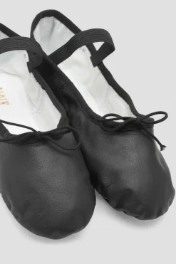 Girls Arise Leather Ballet Shoes-Bloch Best
