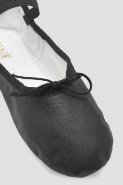 Girls Arise Leather Ballet Shoes-Bloch Best