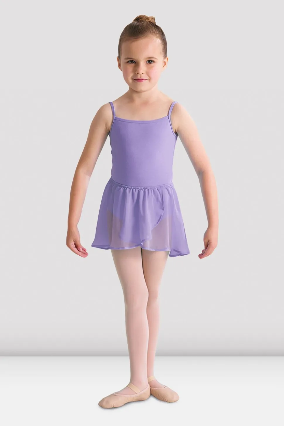 Girls Barre Stretch Waist Ballet Skirt-Bloch Hot