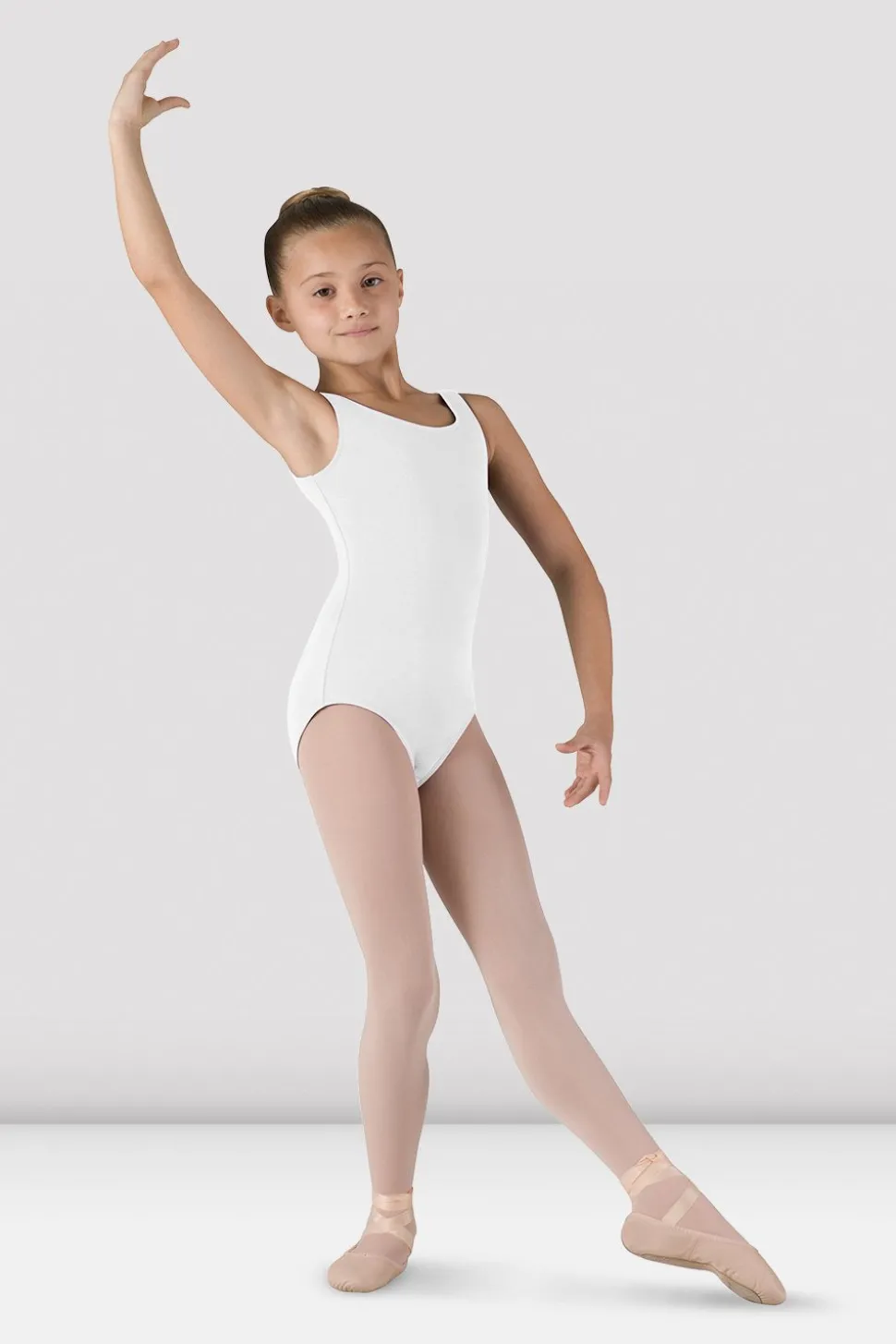 Girls Basic Round Neck Tank Leotard-Bloch Outlet
