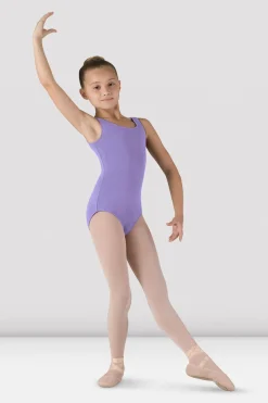Girls Basic Round Neck Tank Leotard-Bloch Sale