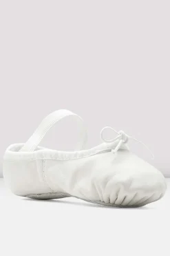 Girls Dansoft Leather Ballet Shoes-Bloch Clearance