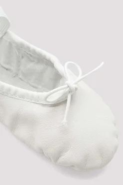 Girls Dansoft Leather Ballet Shoes-Bloch Clearance