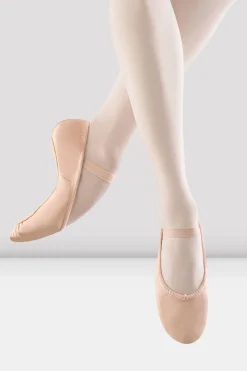 Girls Dansoft Leather Ballet Shoes-Bloch Cheap