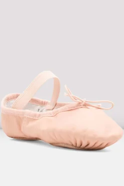 Girls Dansoft Leather Ballet Shoes-Bloch Cheap