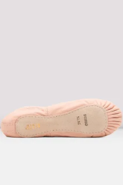 Girls Dansoft Leather Ballet Shoes-Bloch Cheap