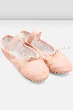 Girls Dansoft Leather Ballet Shoes-Bloch Cheap
