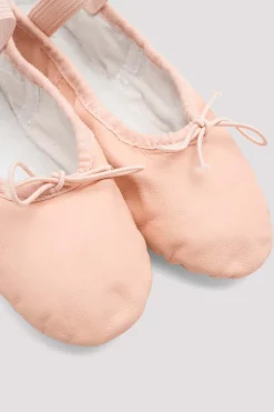 Girls Dansoft Leather Ballet Shoes-Bloch Cheap