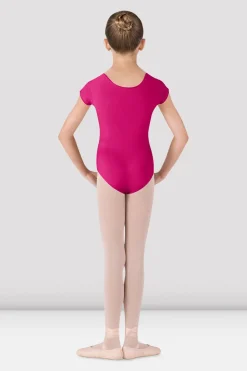 Girls Dujour Cap Sleeve Leotard-Bloch Clearance