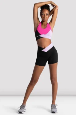 Girls Freestyle Wrap Short-Bloch Hot