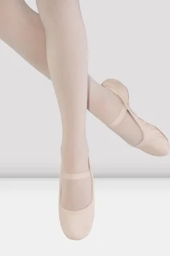 Girls Giselle Leather Ballet Shoes-Bloch Clearance