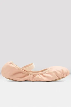 Girls Giselle Leather Ballet Shoes-Bloch Clearance