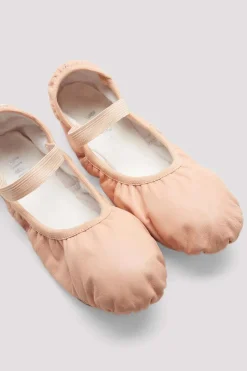Girls Giselle Leather Ballet Shoes-Bloch Clearance