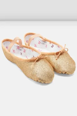 Girls Glitterdust Ballet Shoes-Bloch Outlet
