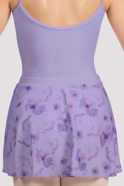 Girls Grace Floral Mesh Skirt-Bloch Cheap