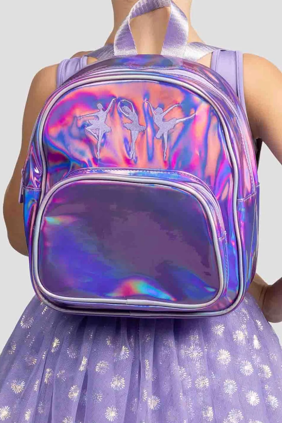 Girls Iridescent Ballerina Backpack-Bloch Online