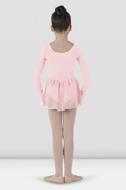 Girls Long Sleeve Skirted Leotard-Bloch Shop