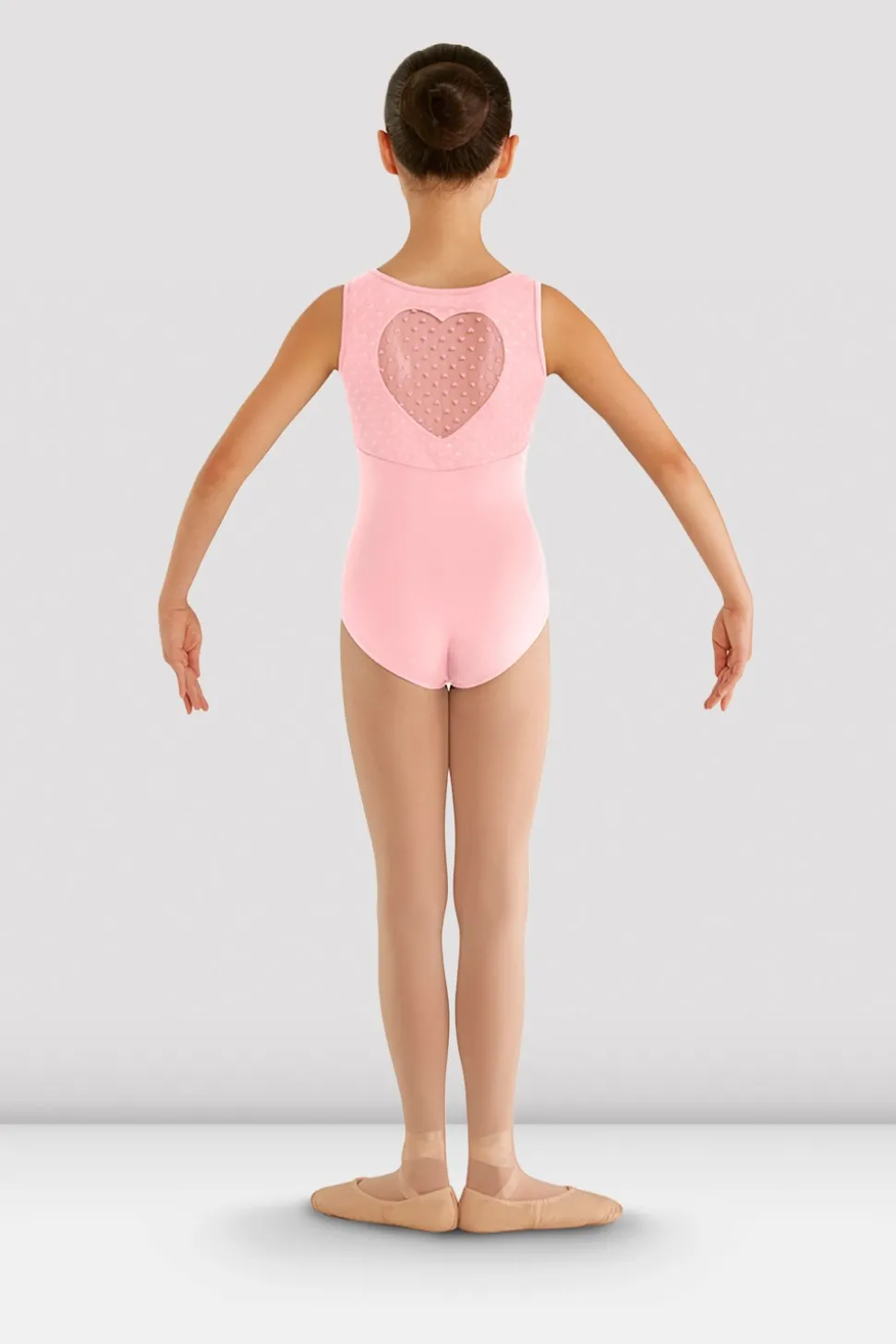 Girls Miame Heart Mesh Leotard-Bloch Store