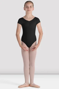 Girls Piper Cap Sleeve Leotard-Bloch New