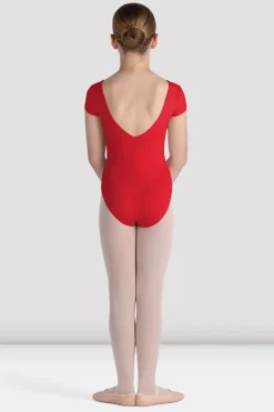 Girls Piper Cap Sleeve Leotard-Bloch Flash Sale