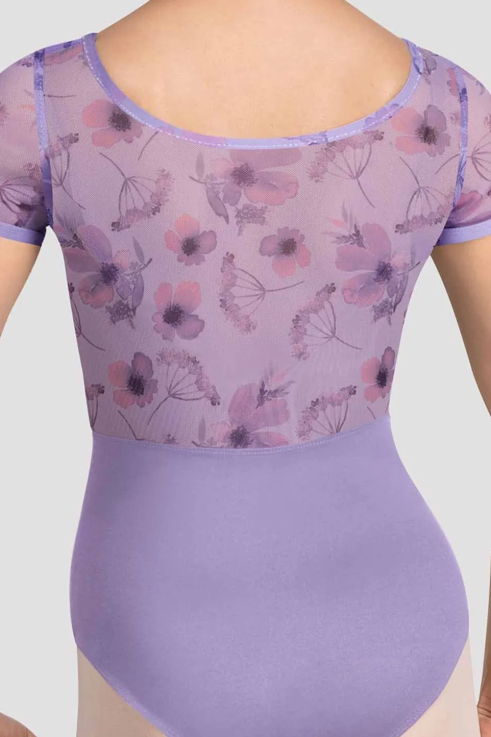 Girls Remi Floral Cap Sleeve Leotard-Bloch Store