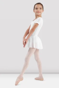 Girls Short Sleeve Skirted Leotard-Bloch Best Sale