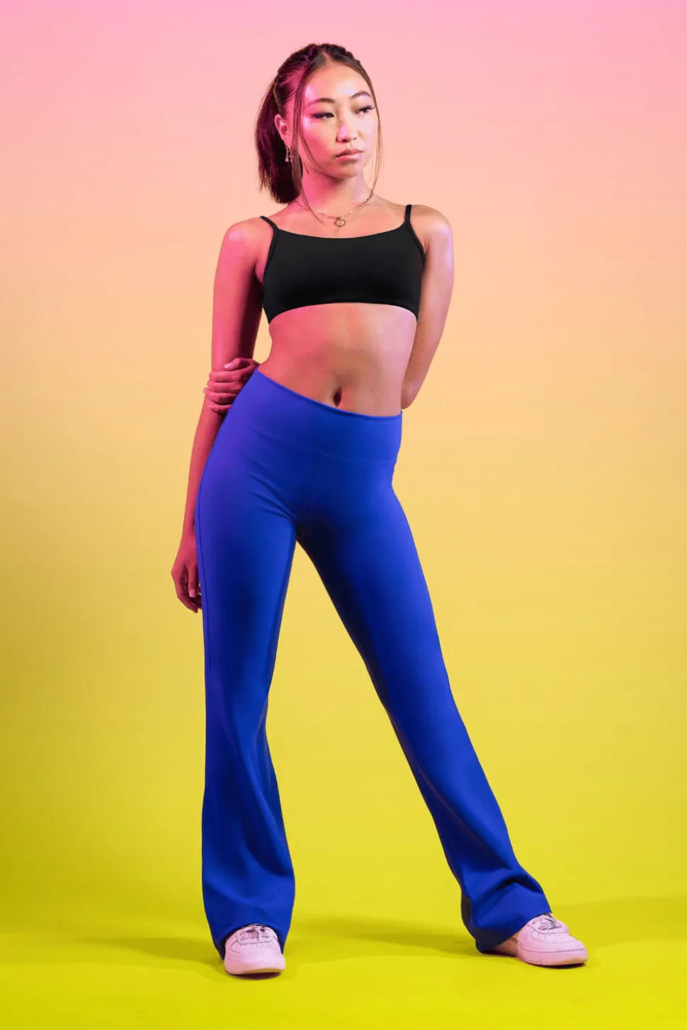 Girls Signature Flare Legging-Bloch Store
