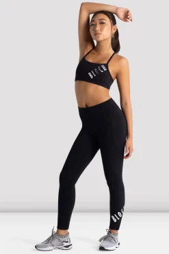 Girls Signature Full Length Logo Legging-Bloch Cheap