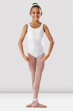 Girls Sleeveless Tank Leotard with Belt-Bloch Shop