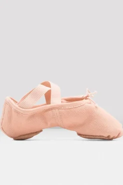 Girls Zenith Stretch Canvas Ballet Shoes-Bloch Outlet