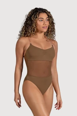 Ladies Cordelia Mesh Panel Bodysuit-Bloch Online
