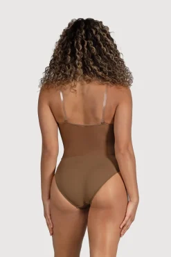 Ladies Cordelia Mesh Panel Bodysuit-Bloch Online