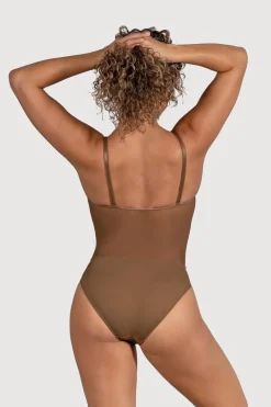 Ladies Cordelia Mesh Panel Bodysuit-Bloch Online