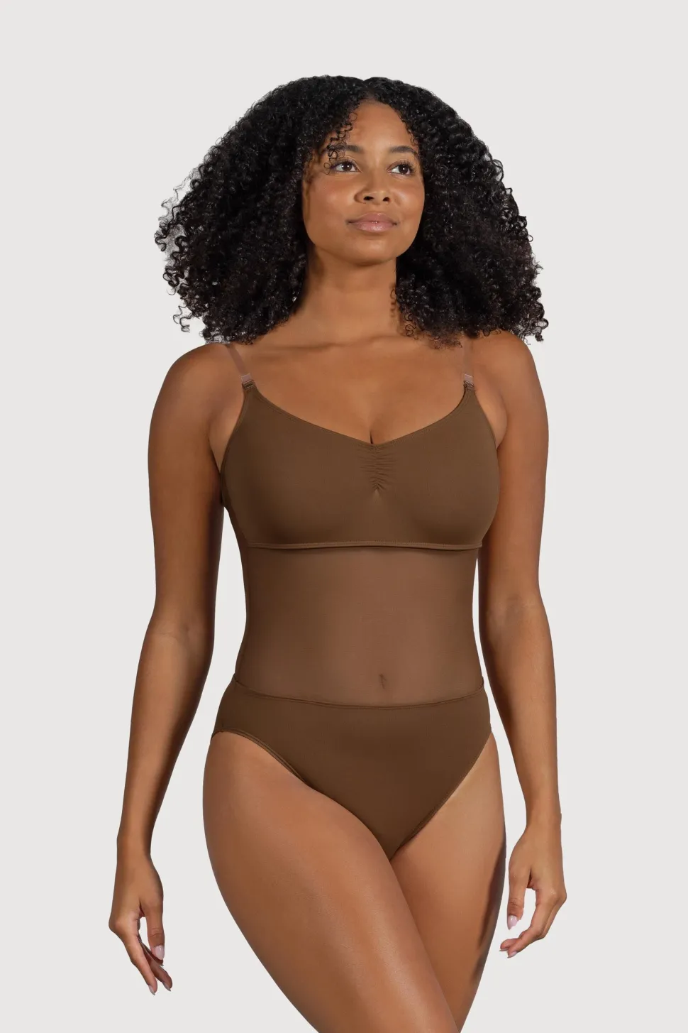 Ladies Cordelia Mesh Panel Bodysuit-Bloch Flash Sale