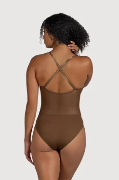 Ladies Cordelia Mesh Panel Bodysuit-Bloch Flash Sale