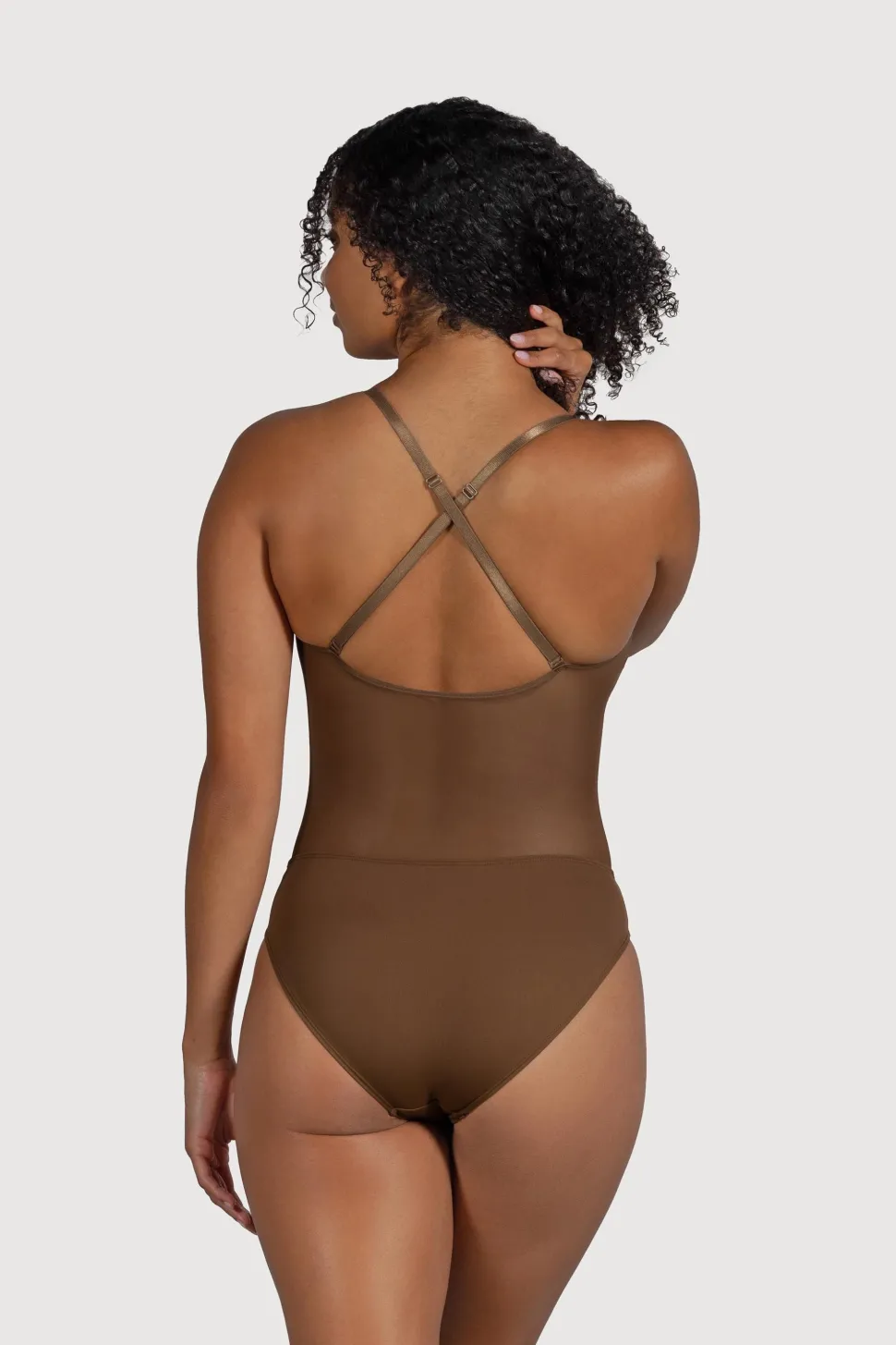 Ladies Cordelia Mesh Panel Bodysuit-Bloch Flash Sale