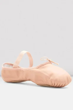 Ladies Dansoft ll Split Sole Ballet Shoes-Bloch Clearance