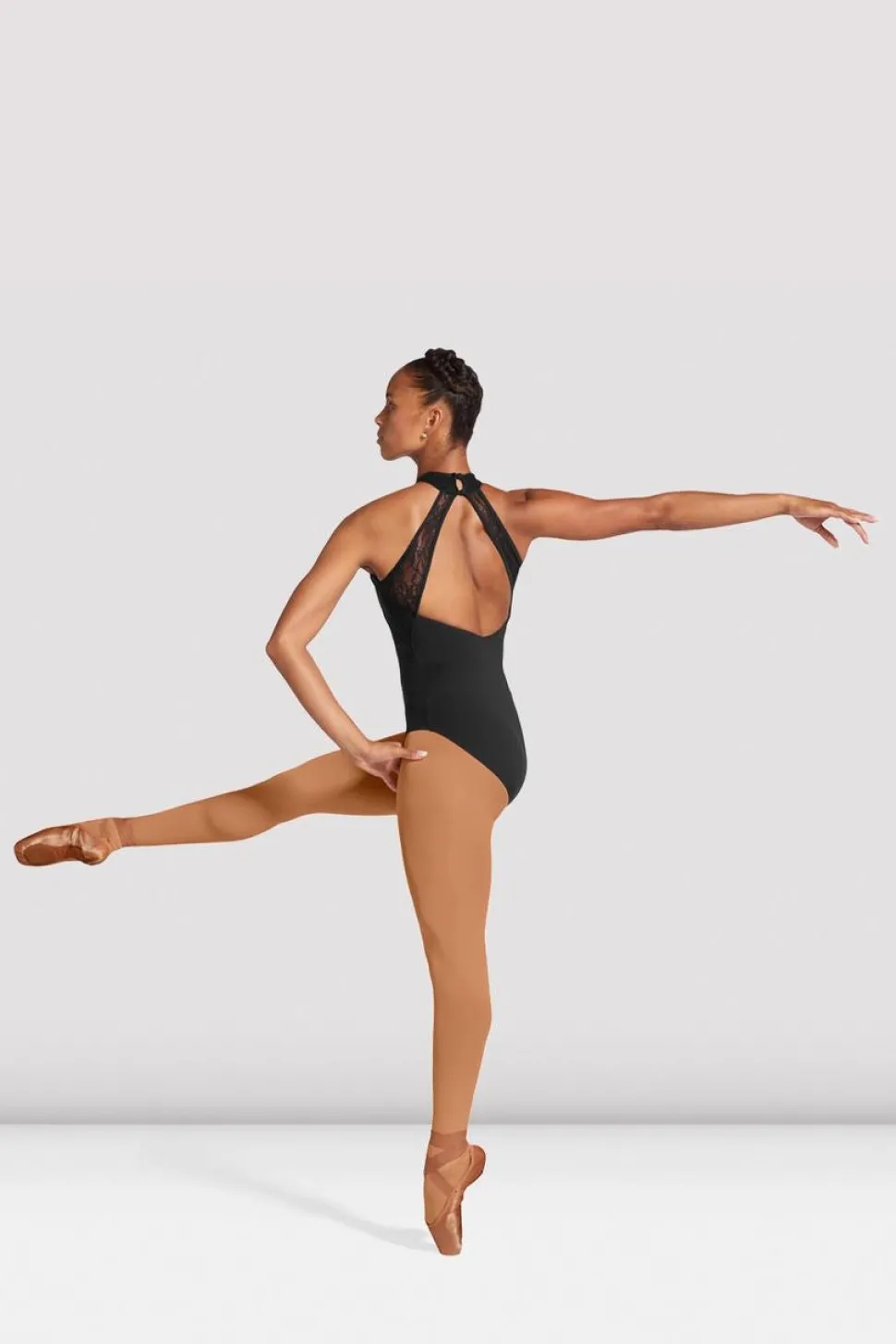 Ladies Ebo Lace Halter Leotard-Bloch Online