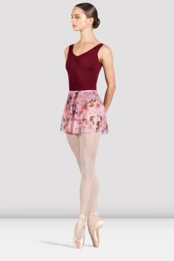 Ladies Floral Printed Skirt-Bloch Hot