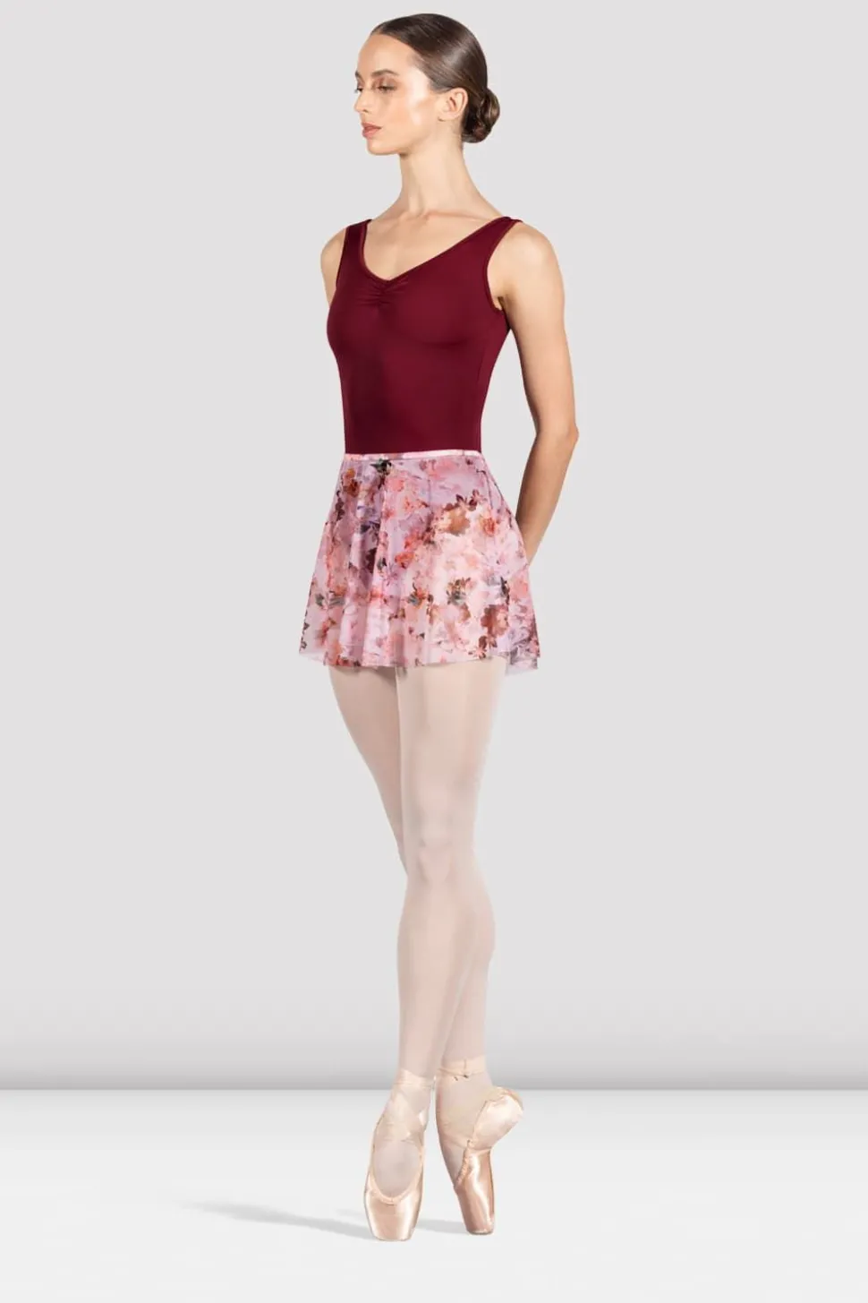 Ladies Floral Printed Skirt-Bloch Hot
