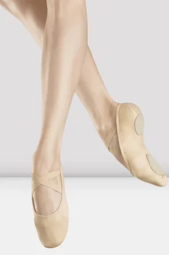 Ladies Infinity Stretch Canvas Ballet Shoes-Bloch Cheap