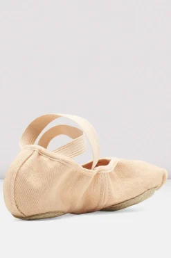 Ladies Infinity Stretch Canvas Ballet Shoes-Bloch Cheap