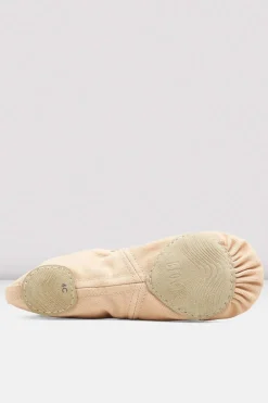Ladies Infinity Stretch Canvas Ballet Shoes-Bloch Cheap